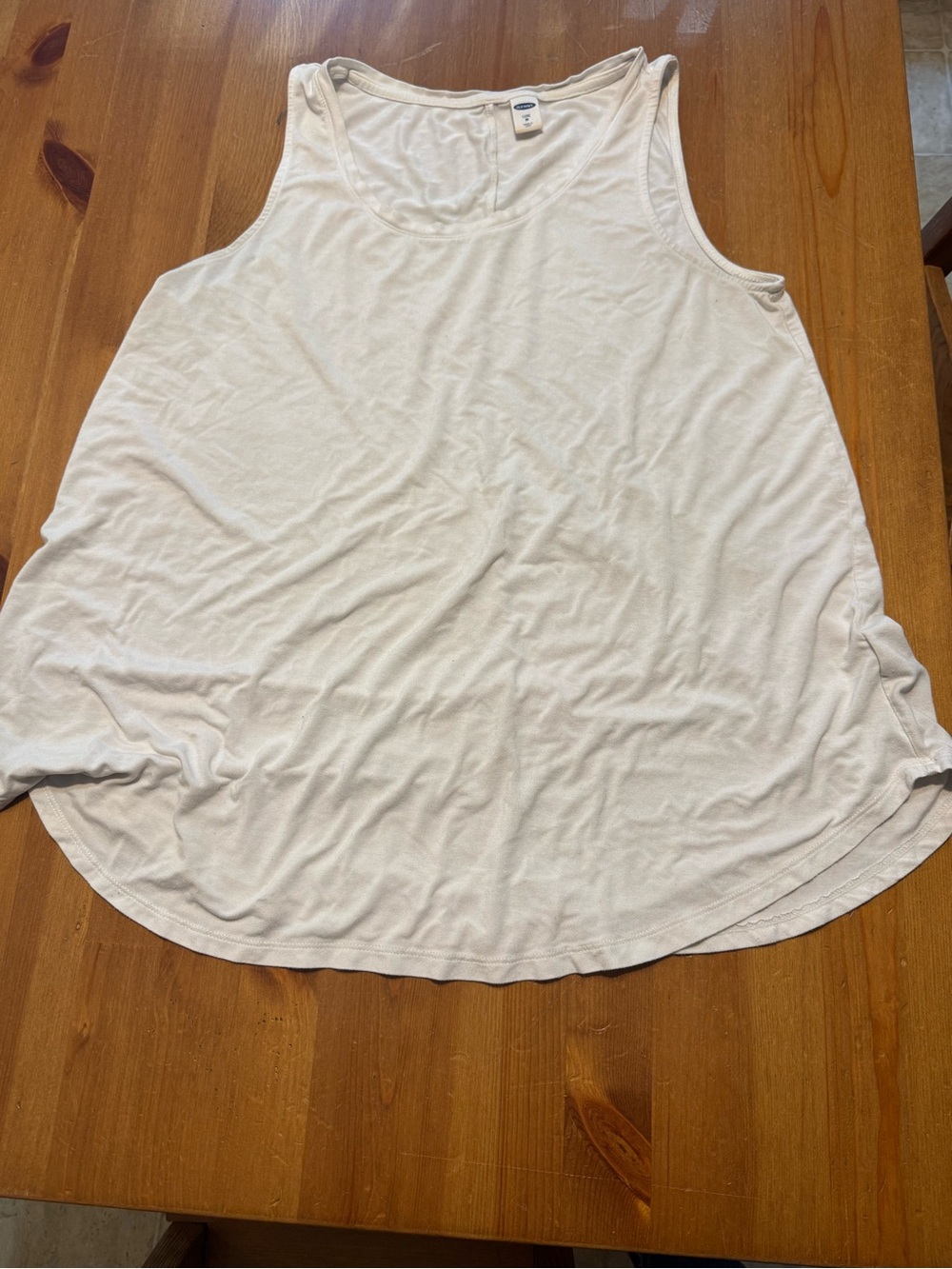 Old Navy White Swing Tank Top